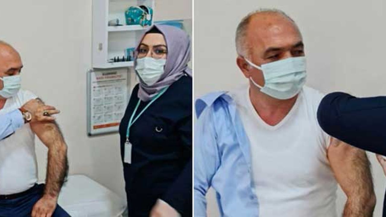 AK Partili belediye başkanı hızlı çıktı (!) Sırası gelmeden aşı oldu