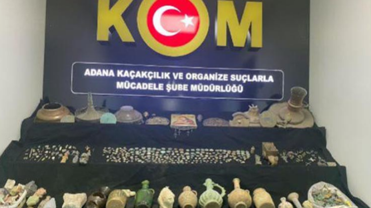 Adana'da tarihi eser kaçakçılığı