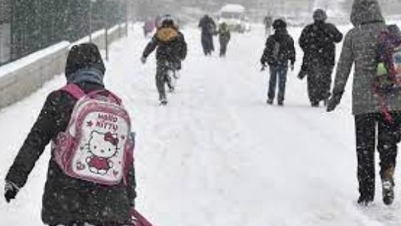 Yoğun kar eğitimi aksattı: 8 ilde okullar tatil