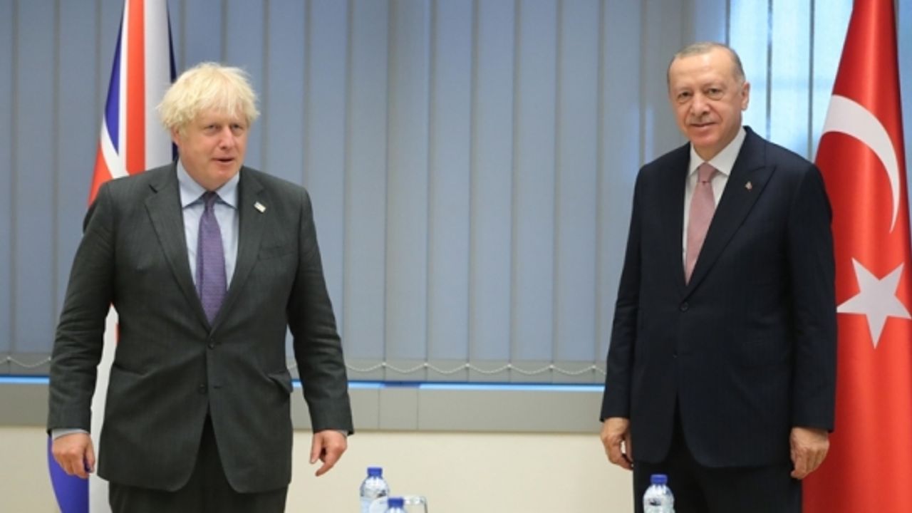 Erdoğan, Boris Johnson'la görüştü