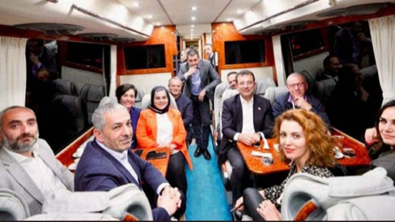 İmamoğlu'nun otobüsündeki Nagehan Alçı'dan açıklama: Bu nasıl bir saçmalıktır?