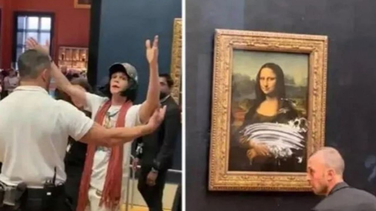 Mona Lisa tablosuna şok saldırı 