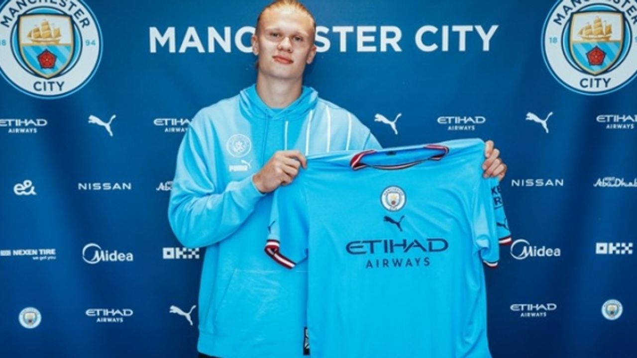 Bomba transfer resmileşti: Erling Haaland Manchester City'de