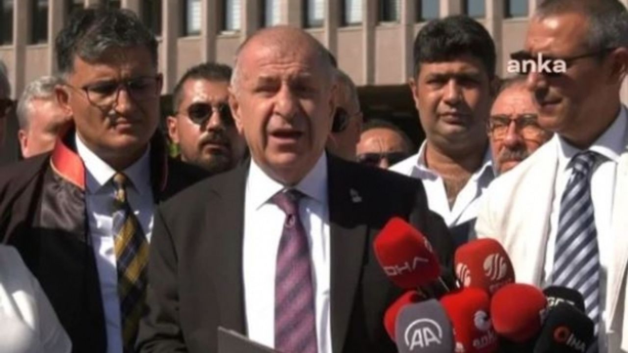 Zafer Partisi lideri Ümit Özdağ, Sedat Peker'in iddialarını yargıya taşıdı