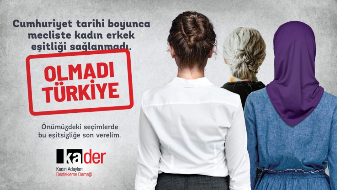 KADER ''Olmadı Türkiye'' Kampanyasını Taksim'den Başlattı ''O Koltukların Yarısı Bizim''
