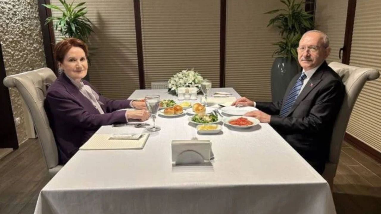 Kemal Kılıçdaroğlu ve Meral Akşener bir arada
