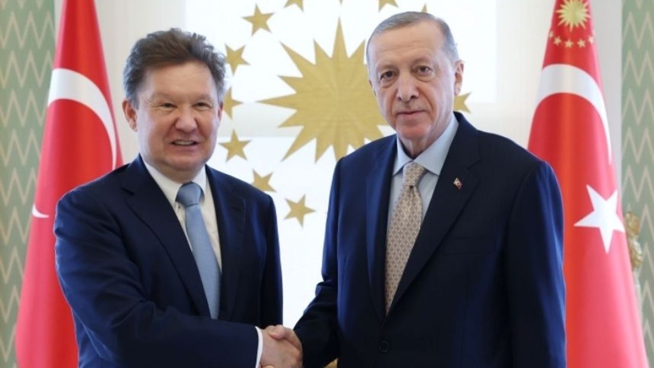 Cumhurbaşkanı Erdoğan Gazprom Başkanı'yla görüştü