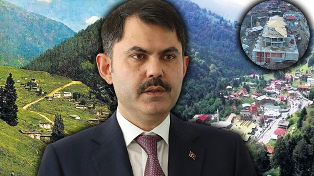 Bakan Murat Kurum'dan 'Ayder Yaylası' açıklaması