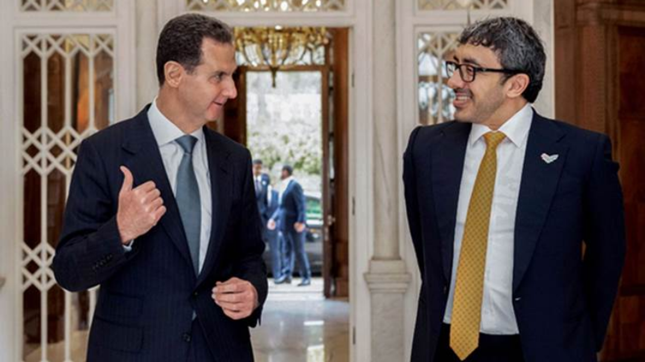 BAE Dışişleri Bakanı ile Esad görüştü