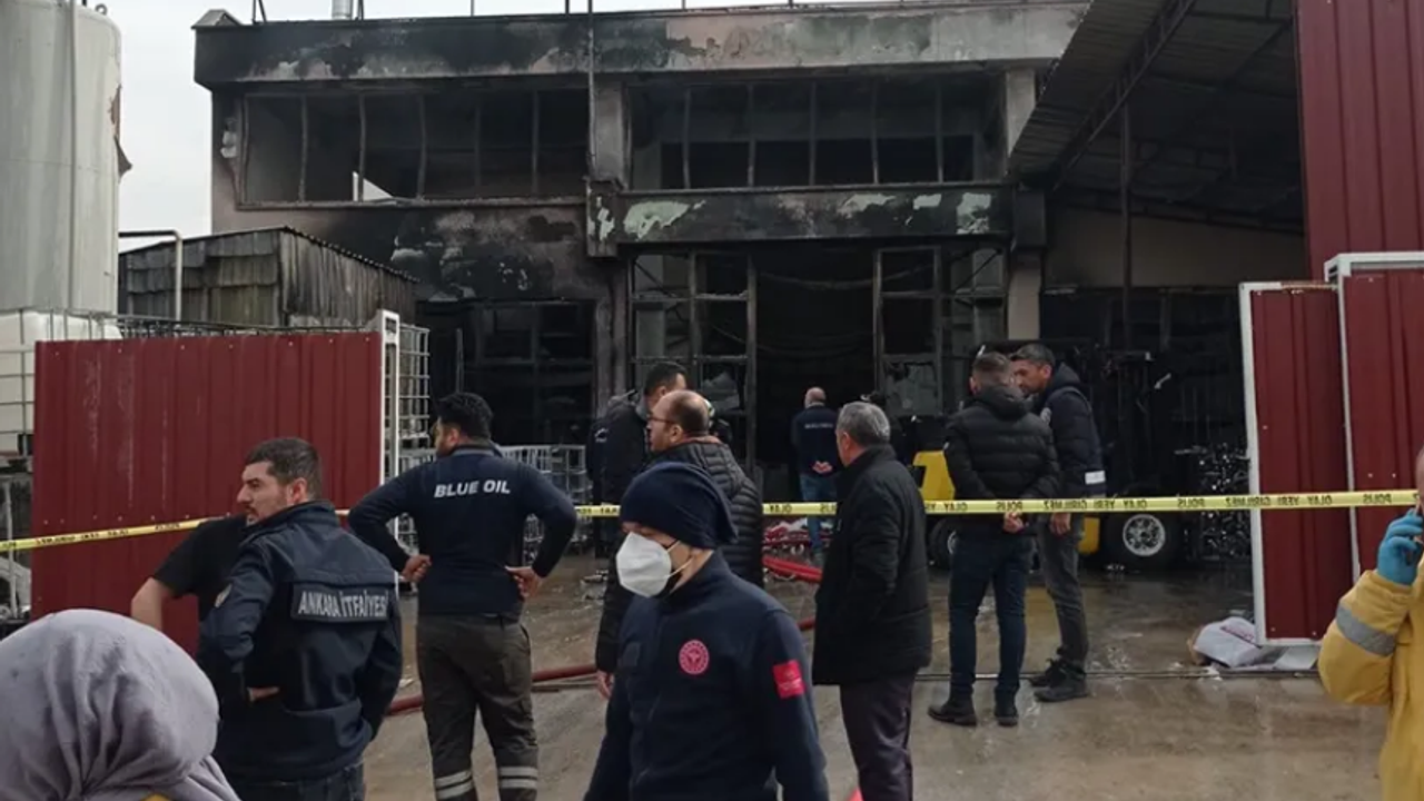 Ankara'da fabrikada yangın: Ölü ve yaralı var