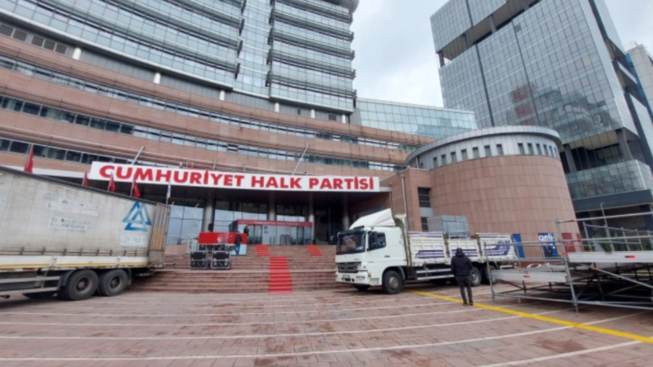 CHP Genel Merkezi'nde 'Kılıçdaroğlu' hazırlığı