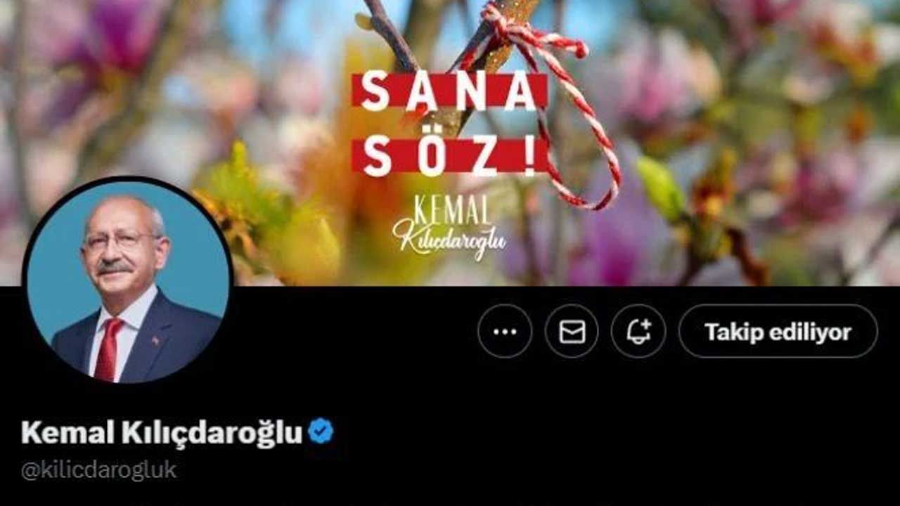 Kılıçdaroğlu'nun profiline 'marteniçka' güncellemesi: Sana söz