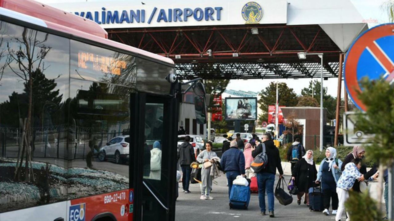 Esenboğa Havalimanı'nda ulaşım krizi