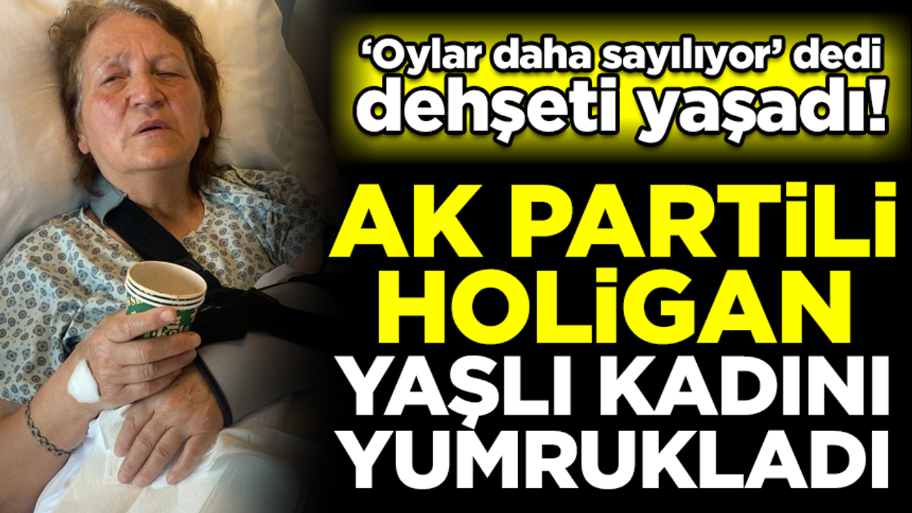 Türkiye Yüzyılı hızlı başladı! AK Partili holigan, 71 yaşındaki kadını hastanelik etti
