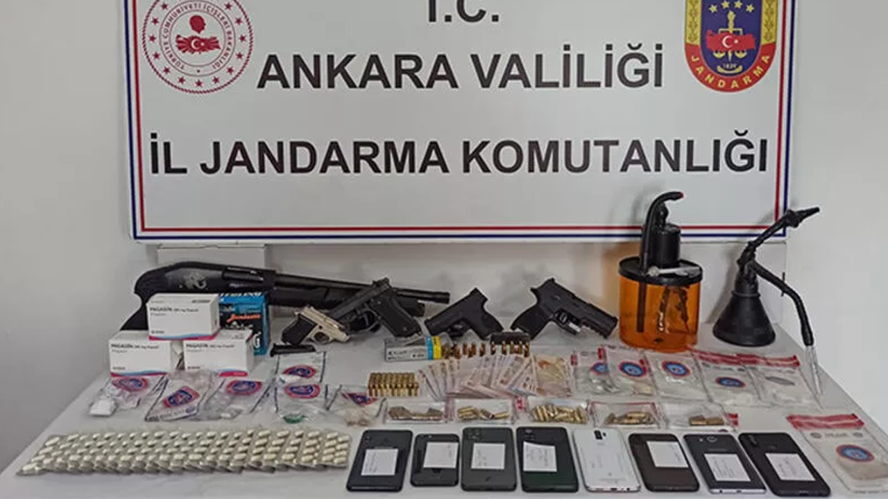 Ankara'da uyuşturucu tacirlerine dev darbe: 12 gözaltı