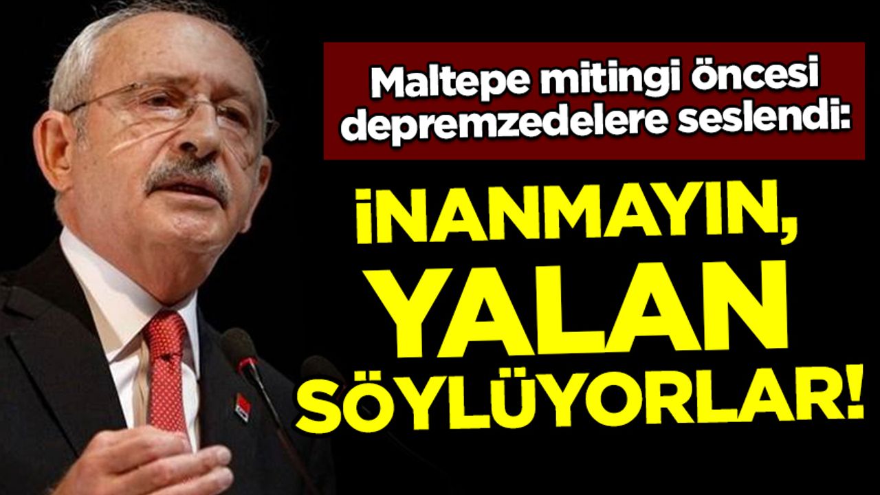 Kemal Kılıçdaroğlu'ndan yeni video: Depremzedelerin Anayasal hakkı!