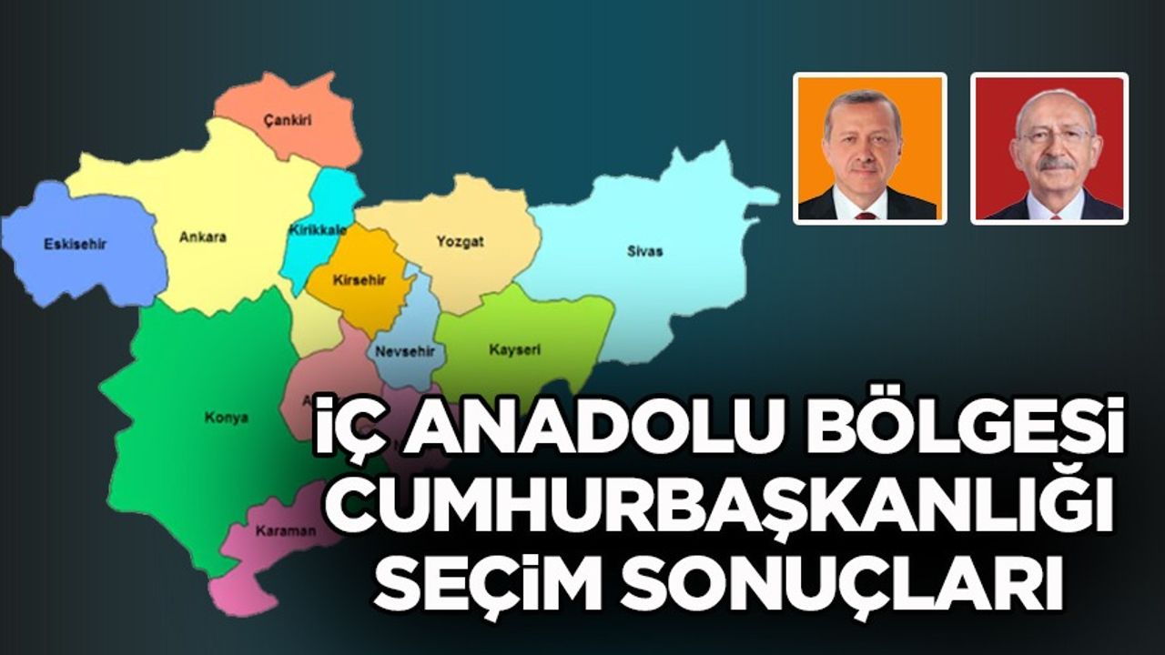 İç Anadolu Bölgesi Seçim Sonuçları