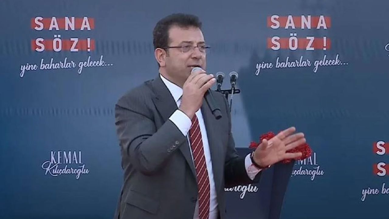 İmamoğlu, İstanbul Sancaktepe mitinginde konuştu! "Bütün engellemelere rağmen işimizin başındayız"
