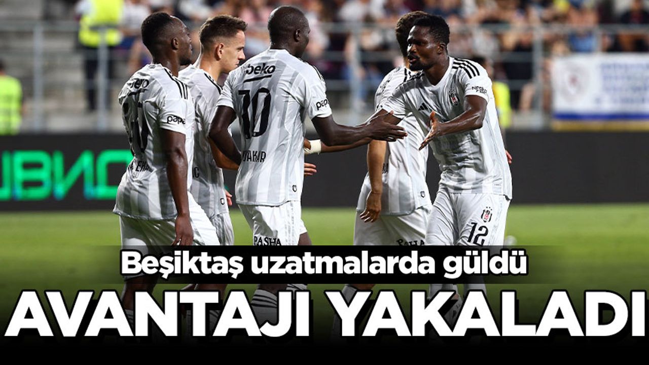 Beşiktaş uzatmalarda güldü: 3-2