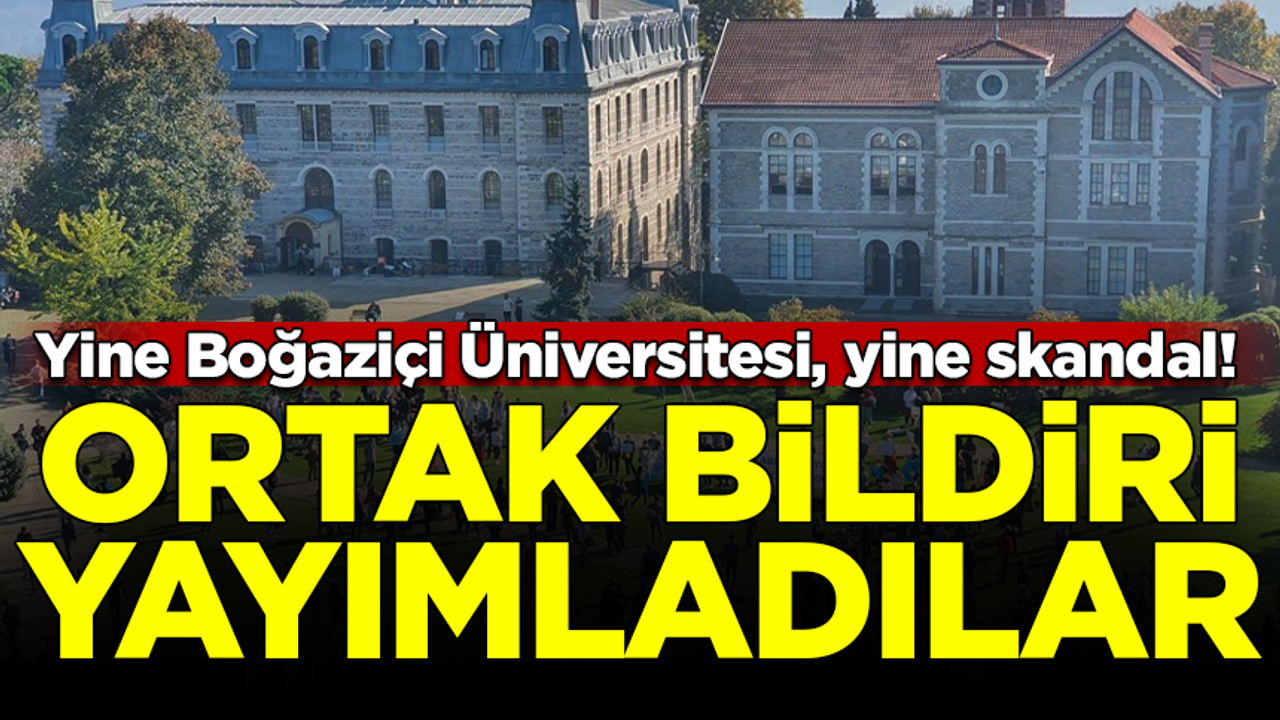 Boğaziçi Üniversitesi'nde yeni skandal! Öğrenci kulüpleri ortak bildiri yayımladı