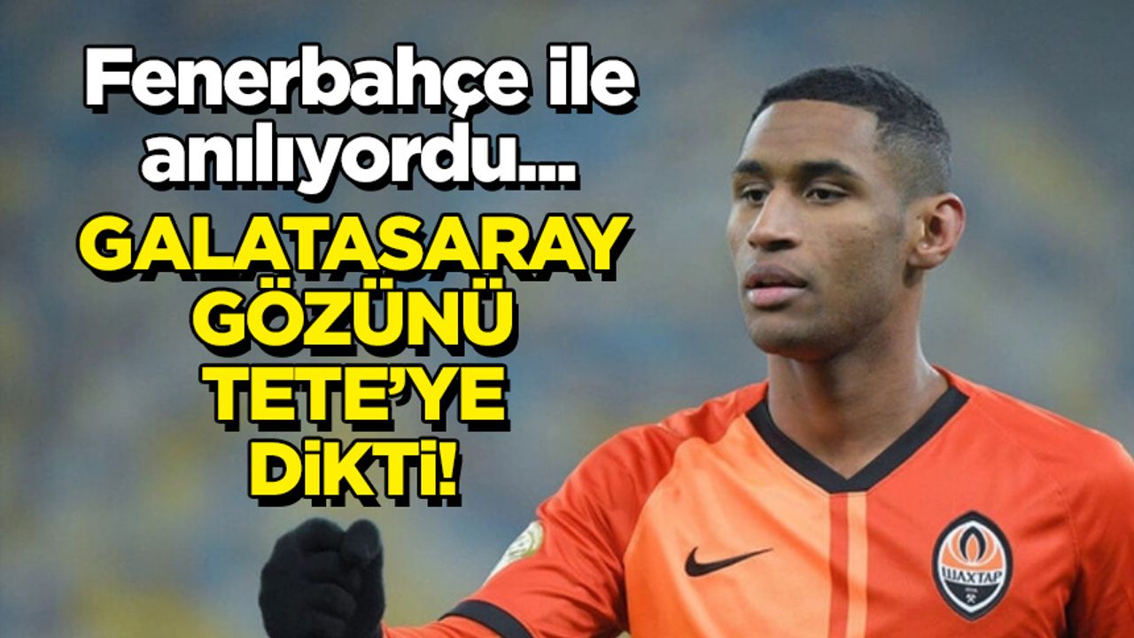 Galatasaray, gözünü Tete'ye dikti! Fenerbahçe ile anılıyordu...