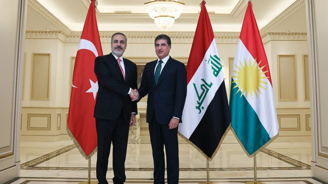Dışişleri Bakanı Hakan Fidan, Barzani ile görüştü