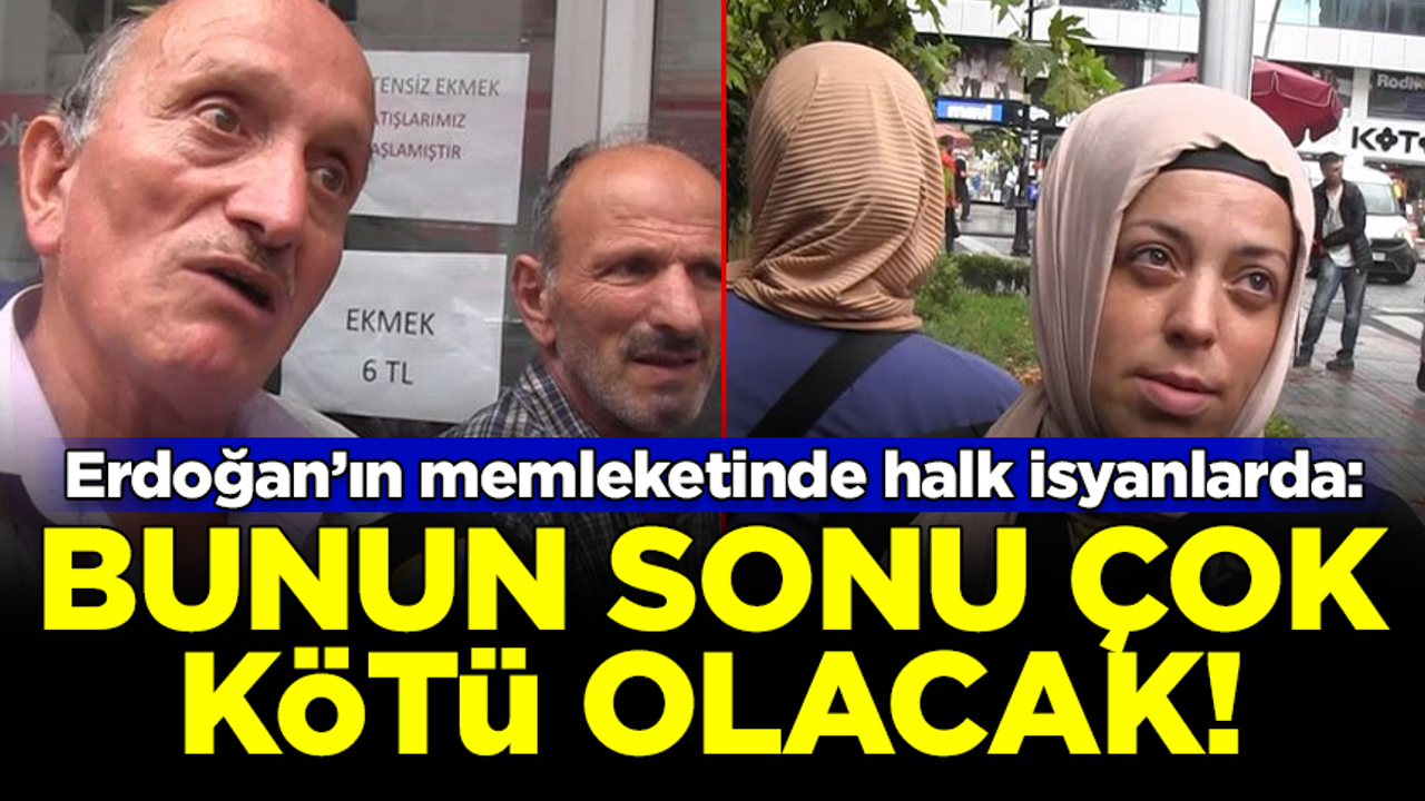 Erdoğan'ın memleketi Rize'de halk isyanlarda! "Bunun sonu çok kötü olacak"