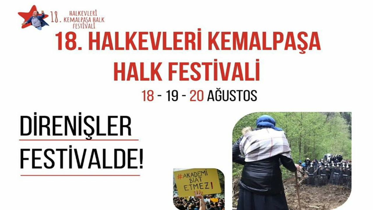 Kemalpaşa Halk Festivali 18 Ağustos'ta başlıyor