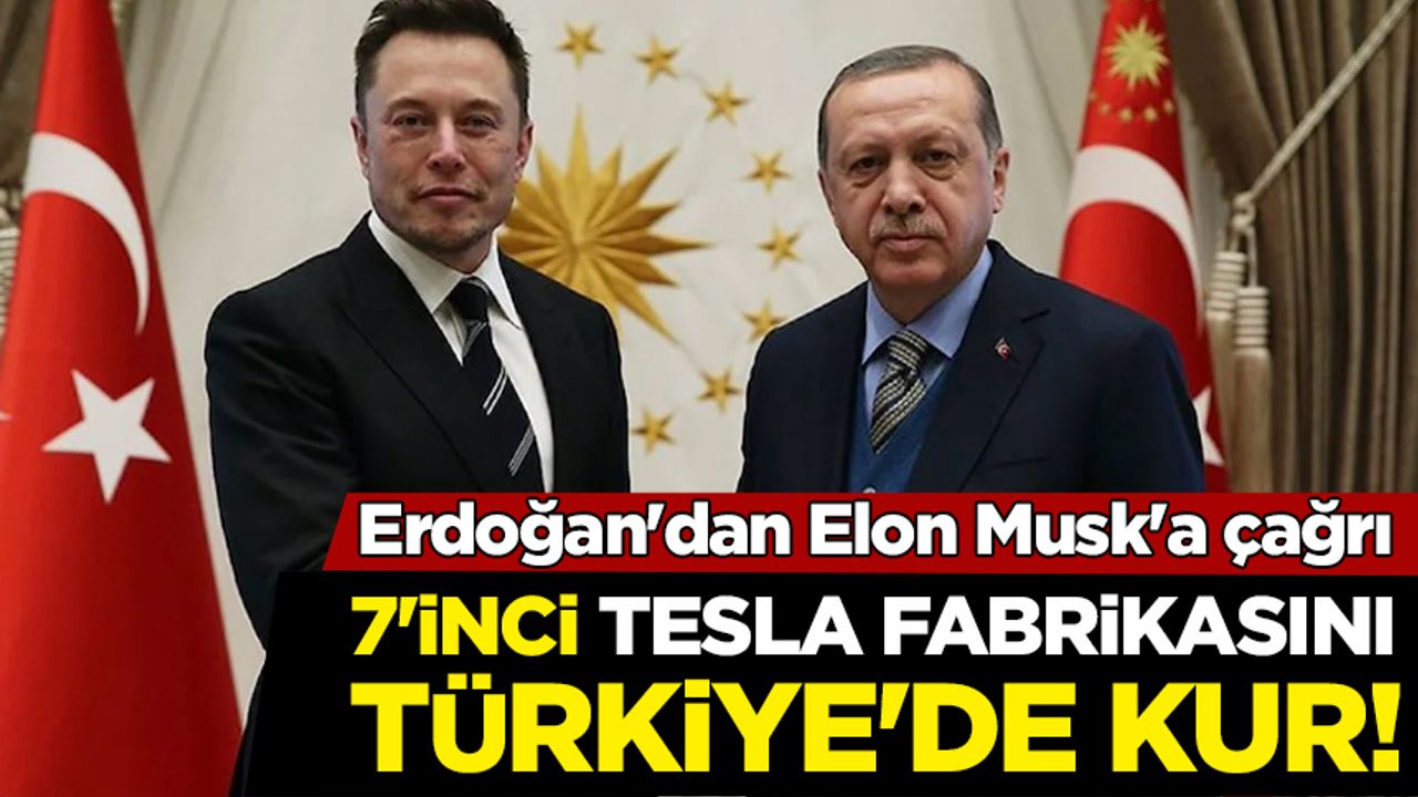 Erdoğan'dan Musk'a 7. fabrika çağrısı