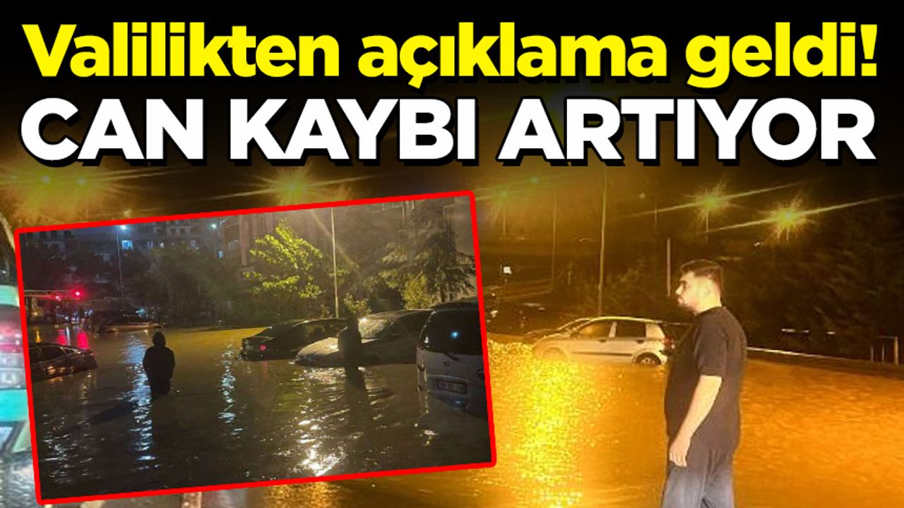 Valilik açıkladı! İstanbul'da hayatını kaybedenlerin sayısı 2'ye yükseldi
