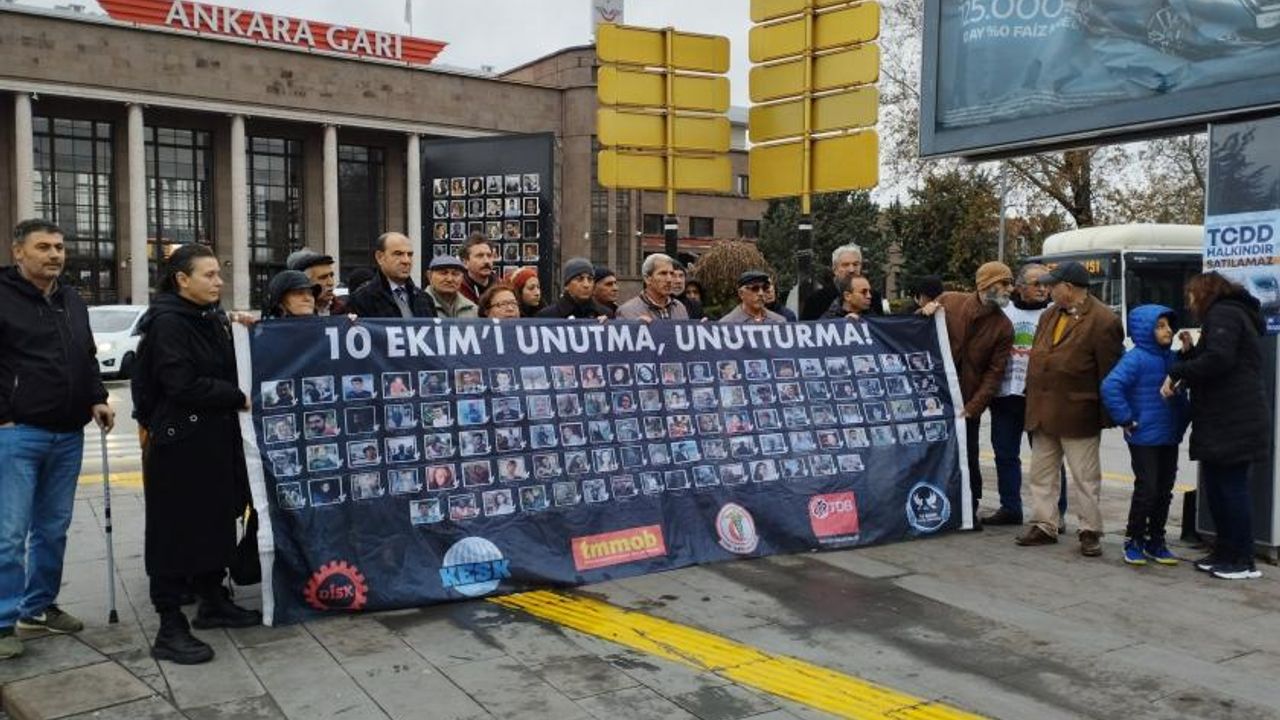 10 Ekim Ankara Katliamı’nda yaşamını yitirenler anıldı