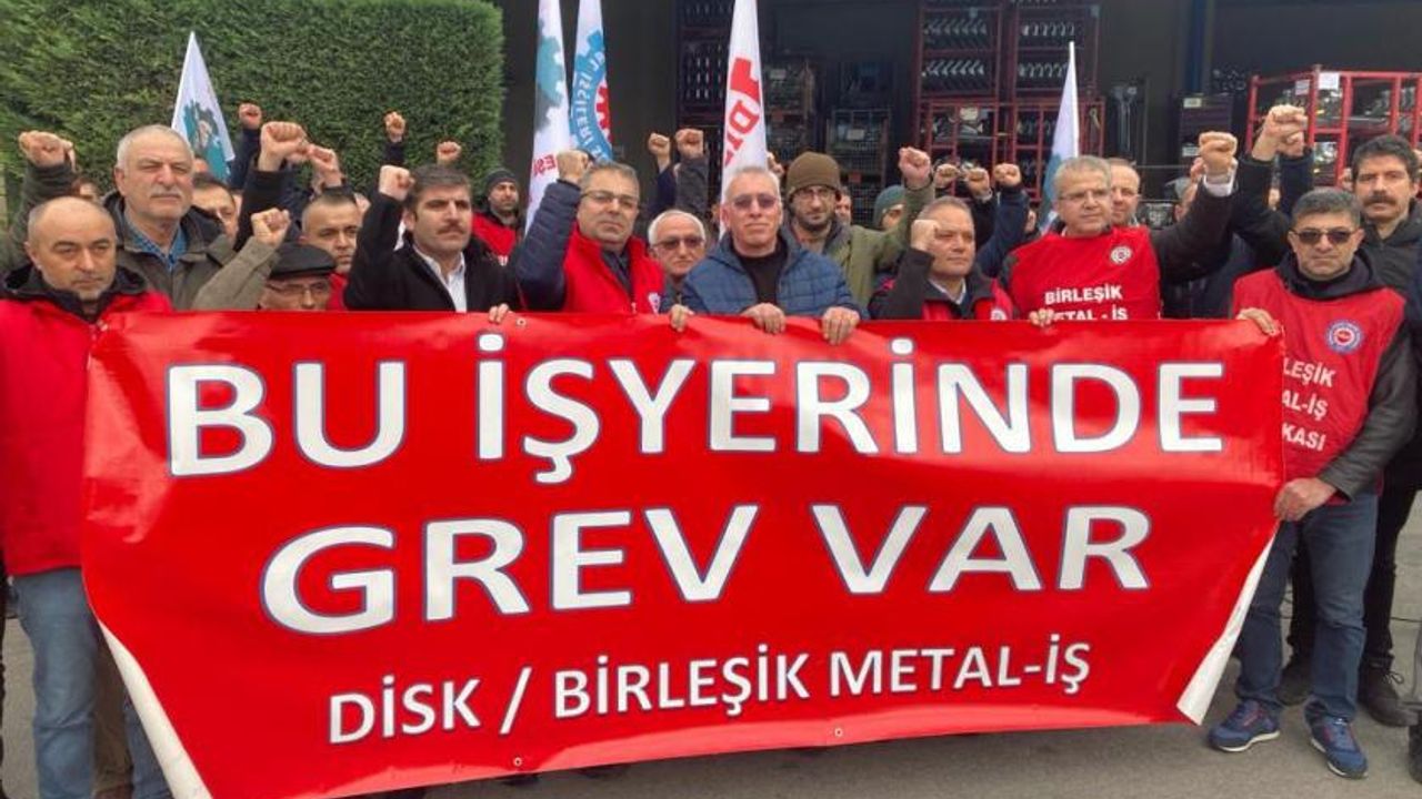 Bursa’da Şahinkul işçileri greve çıktı