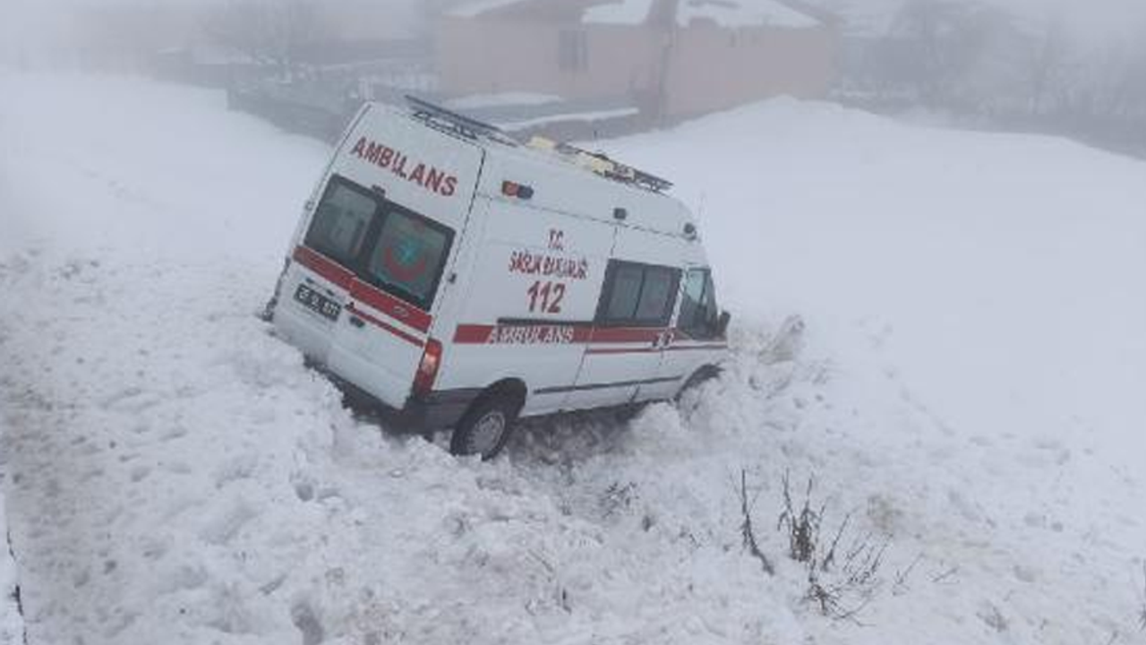 Bingöl'de ambulans şarampole yuvarlandı: 6 yaralı