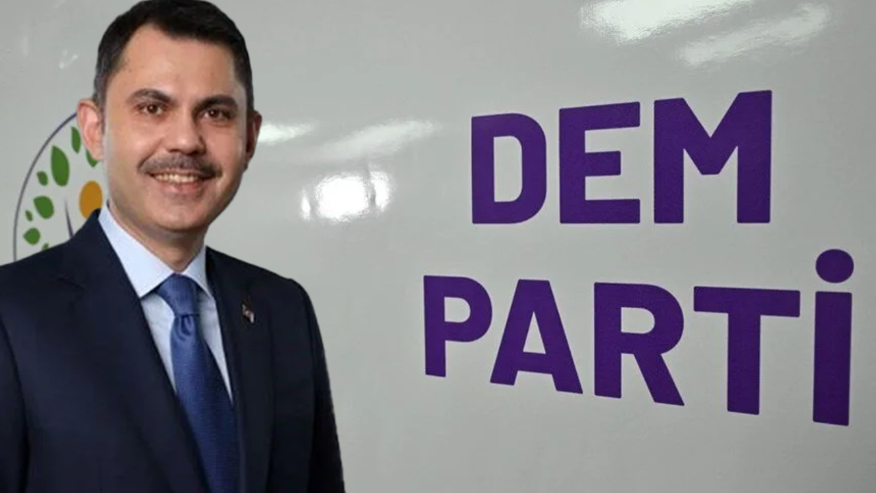 DEM Parti'den Murat Kurum açıklaması: İmar affıyla anılan bir insan