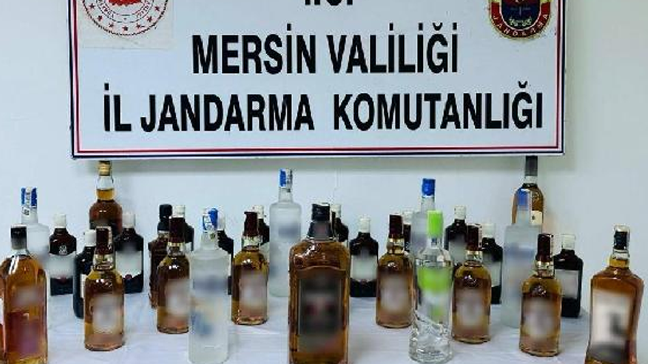 Mersin'de 'kaçak içki' operasyonu: 3 gözaltı