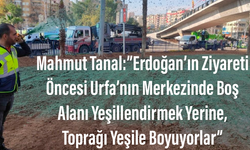 Mahmut Tanal:''Erdoğan'ın Ziyareti Öncesi Urfa'da, Toprağı Yeşile Boyuyorlar''