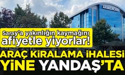 Araç kiralama ihalesi yine yandaşa verildi! Saray'ın kaymağını afiyetle yiyorlar