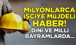 Yargıtay'dan milyonlarca işçiye müjdeli haber! Dini ve milli bayramlarda...