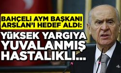 Bahçeli AYM Başkanı Arslan'ı hedef aldı! "Yüksek yargıya yuvalanmış hastalıklı..."