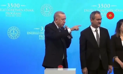 Erdoğan'dan engelli öğretmene: Pek engelliye benzemiyorsun