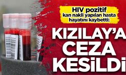 HIV pozitif kan nakli yapılan hasta hayatını kaybetti: Kızılay'a ceza kesildi