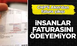 CHP'den fatura açıklaması: Ödeyemeyenlerin sayısı 3 kat arttı