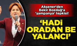 Akşener'den Bekir Bozdağ'a 'şampanya' tepkisi!