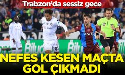 Son anları nefes kesen maçta gol sesi çıkmadı