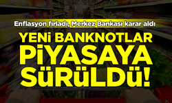 Enflasyon fırladı, Merkez Bankası karar aldı! Yeni banknotlar piyasaya sürüldü