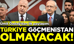 Ümit Özdağ'dan ilk paylaşım: Türkiye 'göçmenistan' olmayacak!