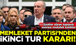 Memleket Partisi ve İnce'den 'ikinci tur' kararı! Toplantıda mutabık kaldılar