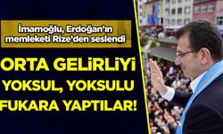 Ekrem İmamoğlu Erdoğan'ın memleketi Rize'de