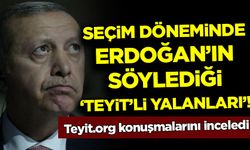 Erdoğan'ın seçim dönemindeki 'teyitli yalanları'