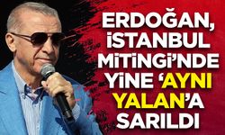 Erdoğan, İstanbul mitinginde yine aynı yalana sarıldı: Camiye bira şişeleriyle girdiler
